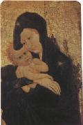 school of Dijon Virgin and Child  (mk05) oil